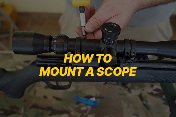 how to mount a scope guide thumb