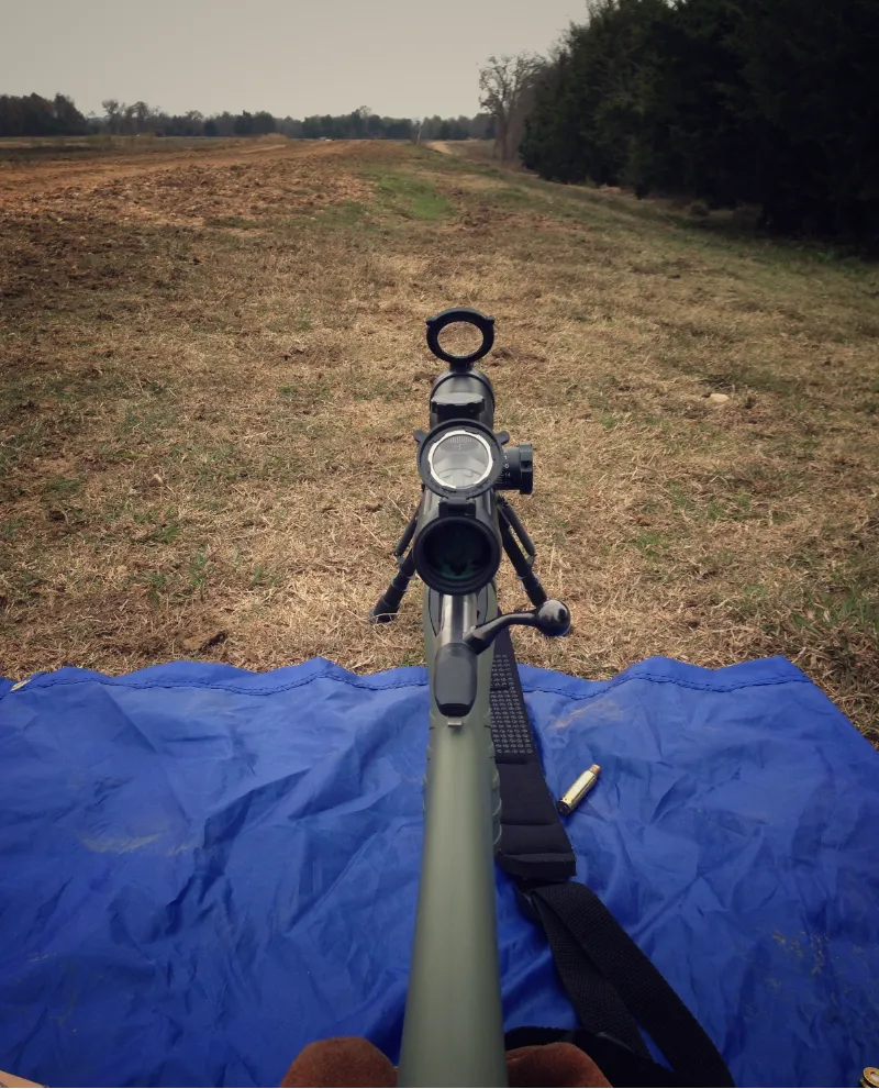 testing match ammo on the range
