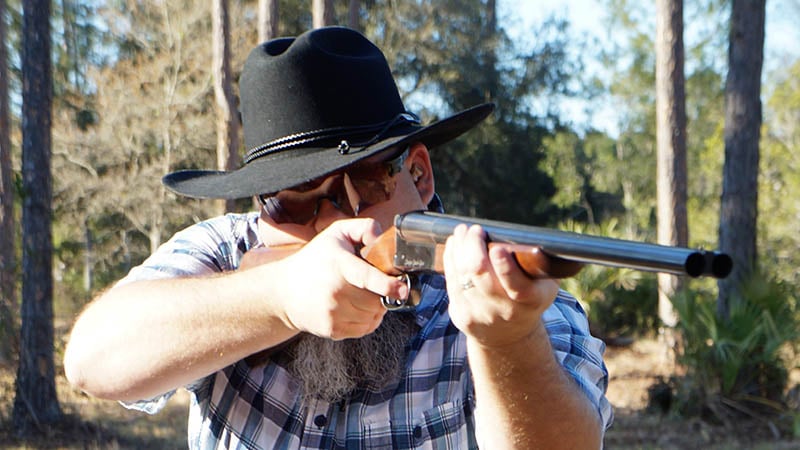 cowboy shooting rifle