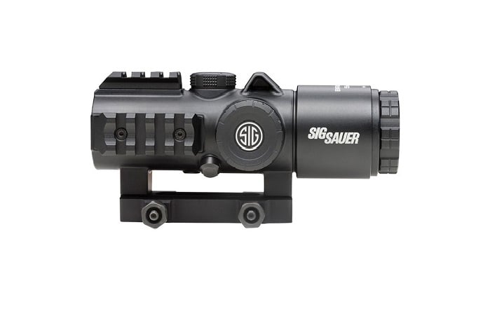 SIG SAUER Bravo5 5x30mm Illuminated .300 Blackout Horseshoe Dot Reticle Graphite Battle Sight