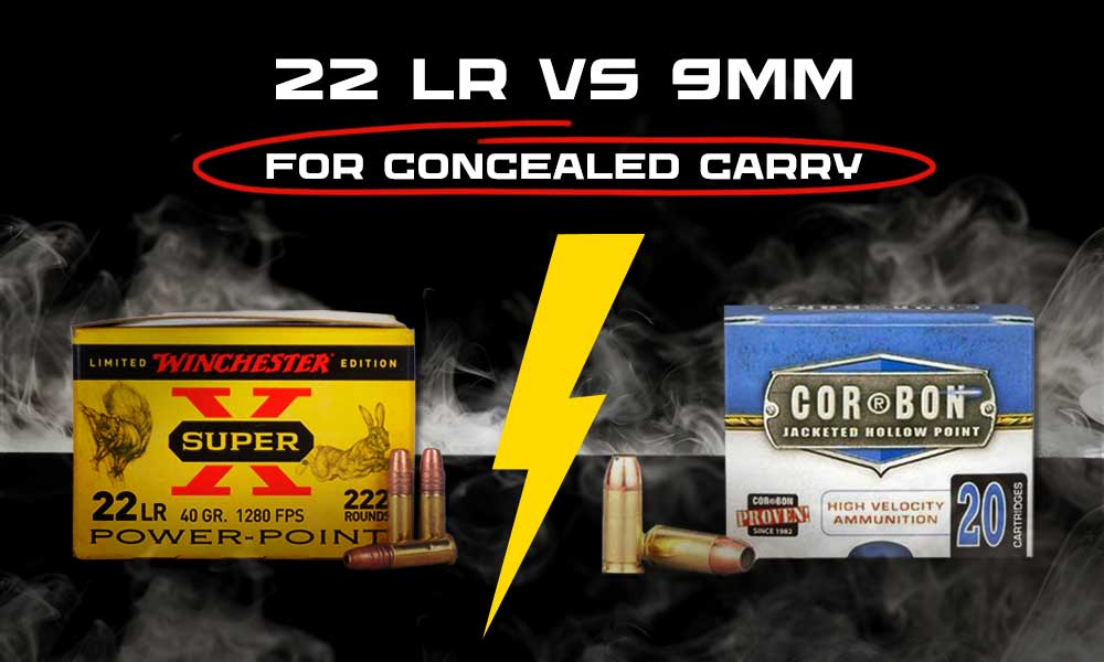 The Comparison of 22 LR and 9mm for Concealed Carry