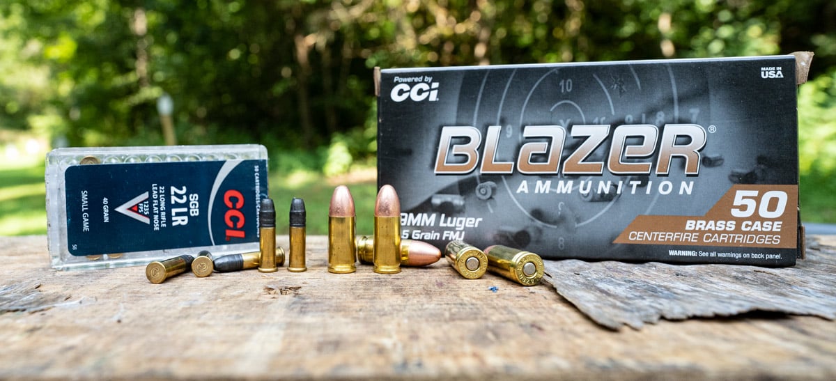 22lr ammo size