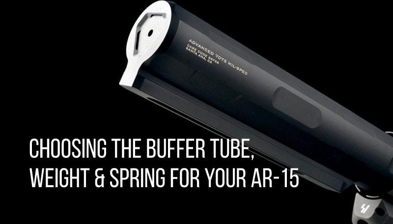 The Different Types of AR-15 Buffer Tubes, Buffers & Springs