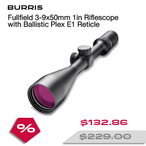 BURRIS Fullfield 3-9x50mm 1in Riflescope with Ballistic Plex E1 Reticle (200330)