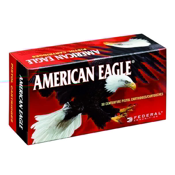 FEDERAL American Eagle 9mm 147 Grain TMJ Ammo, 50 Round Box (AE9N2)