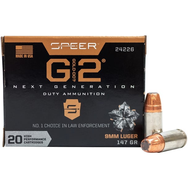 SPEER 9mm Luger 147gr Gold Dot G2 (24226)