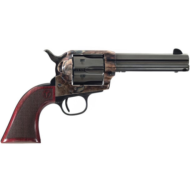 TAYLORS & COMPANY Outlaw Legacy .45LC 4.75in 6rd Blue Engraved Revolver
