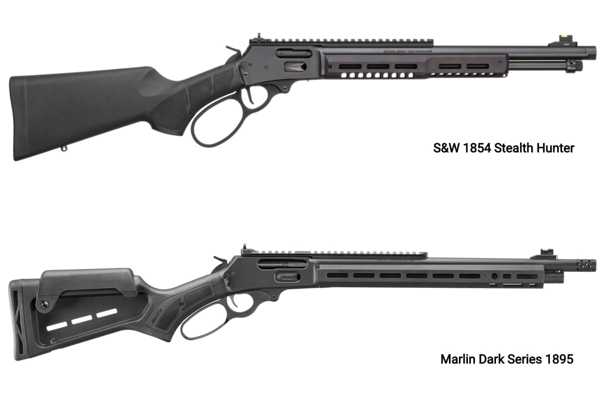 sw 1854 stealth hunter vs marlin 1895 dark series