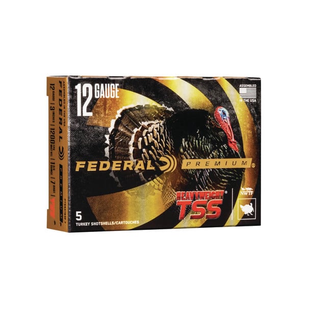 FEDERAL Heavyweight TSS 12Ga 3in 1-3/4oz #7 Shot 5rd Box Shotshells (PTSSX193F7)