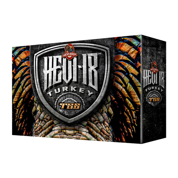 HEVI-Shot HEVI-18, Turkey, 12 Gauge 3.5", #9, 2 1/4 oz, TSS, 5 Rounds Per Box HS4509