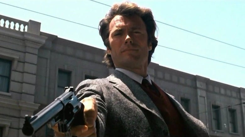 dirty harry holding his S&W Model 29 revolver