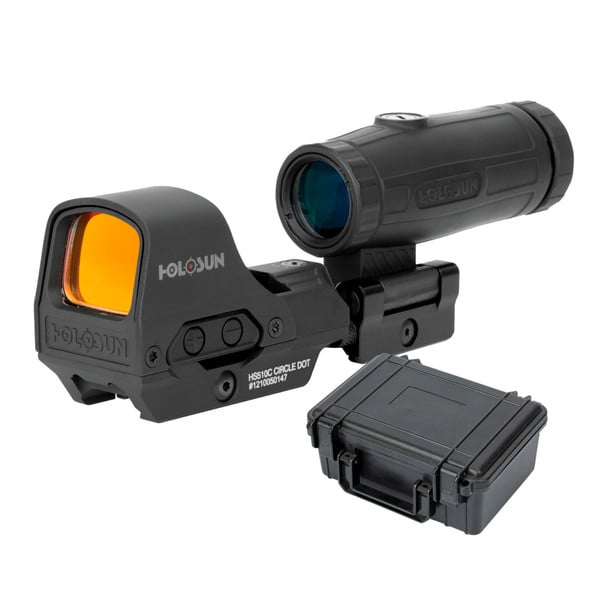 HOLOSUN HS510C Reflex Sight And 3X Magnifier Combo (HS510C+HM3X Combo)
