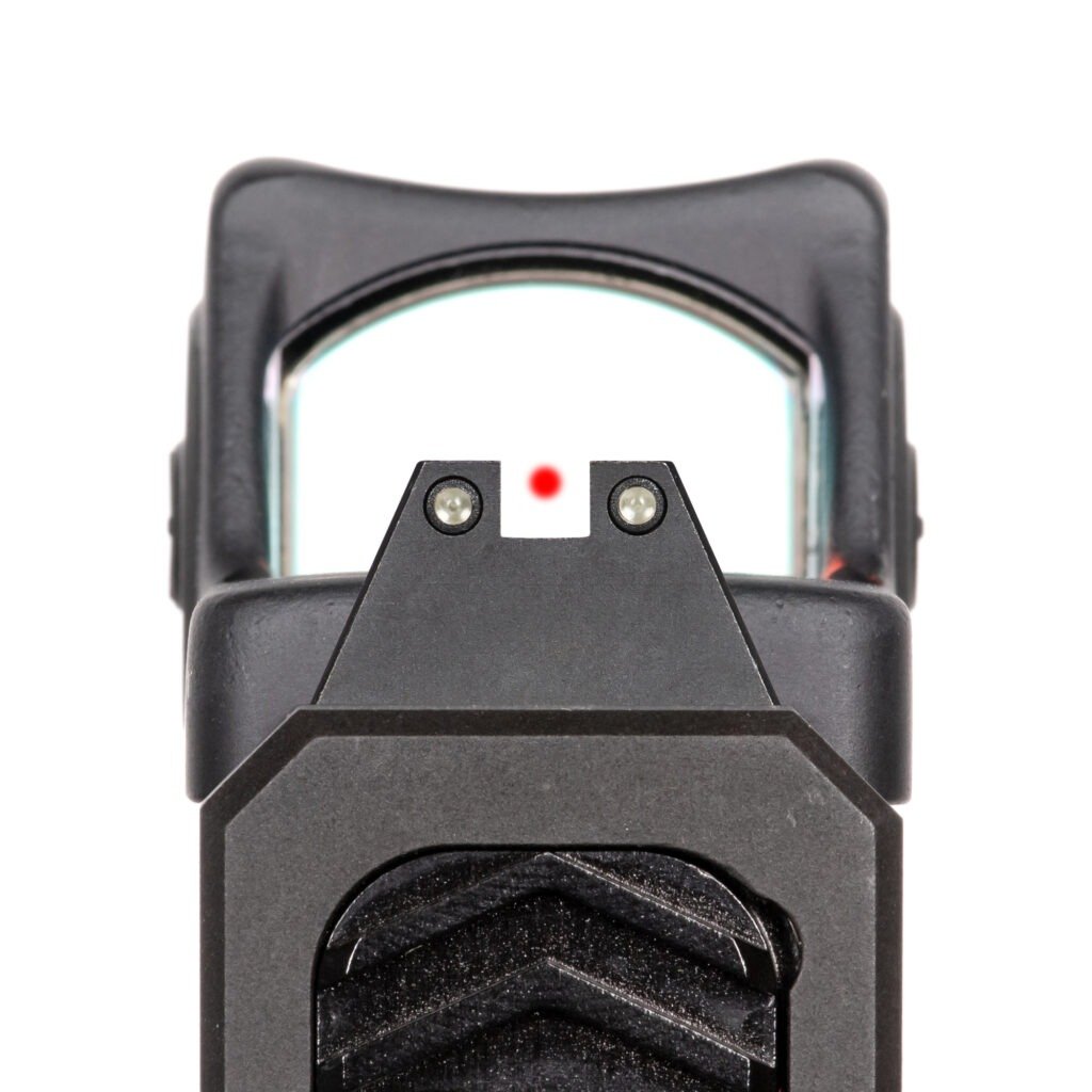 night fision suppressor height sights cowitnessing a red dot
