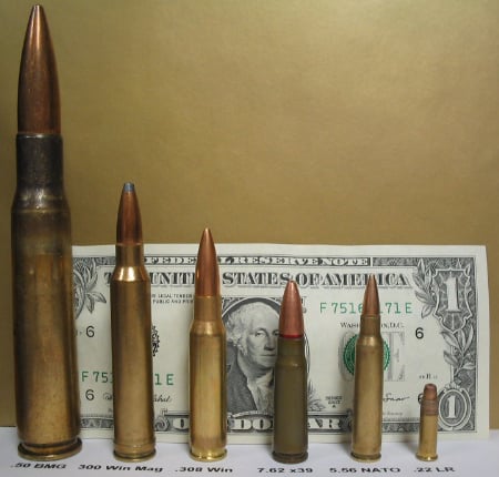 50 bmg against other cartridges