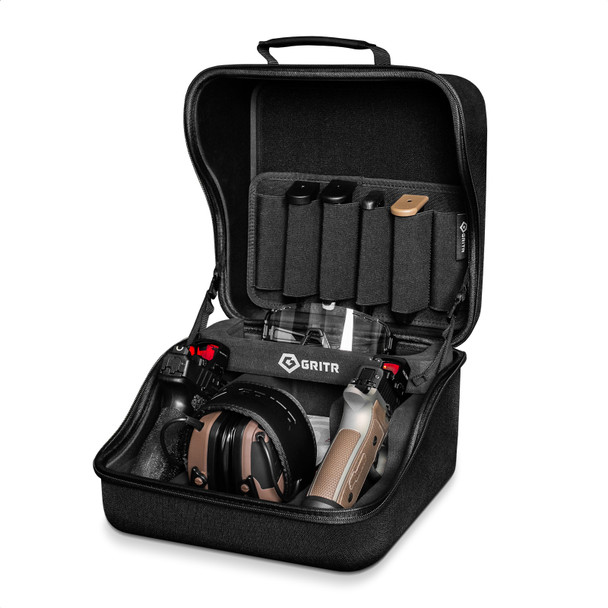 GRITR Multi-Pistol Pod w/ Foam Padding, Protective Case for Guns & Shooting Accessories