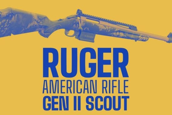 new ruger american gen ii scout rifle