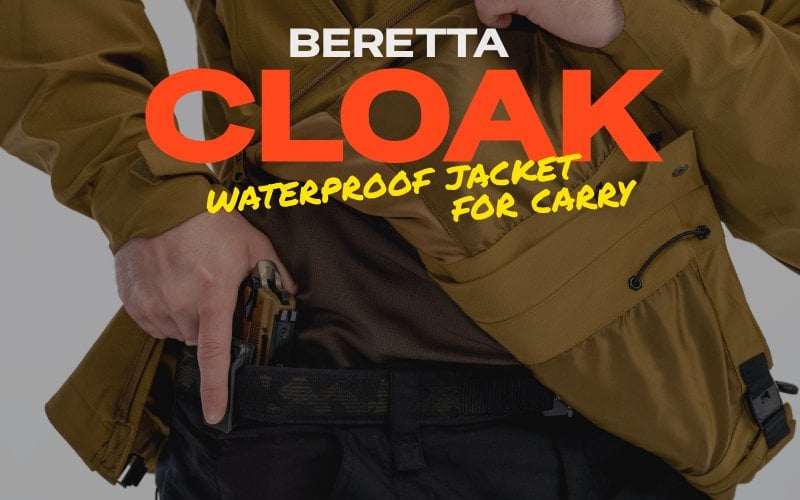 beretta cloak waterproof carry jacket