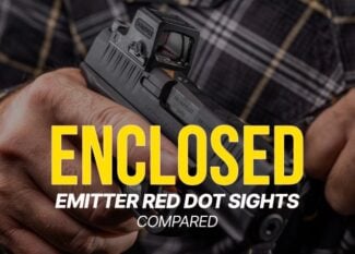 closed emitter red dot sights compared